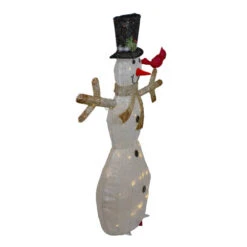 Northlight 49" White And Black LED Lighted Snowman With Top Hat Christmas Outdoor Decoration 8 Northlight 49" White And Black LED Lighted Snowman With Top Hat Christmas Outdoor Decoration -Northlight Sale Store northlight h87081 1 68775.1665260248