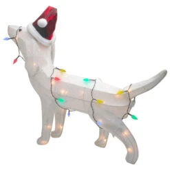 Northlight LED Lighted Dachshund Dog In Santa Hat Outdoor Christmas Decoration - 32" - Multicolor -Northlight Sale Store northlight h92301 2 54795.1665174048