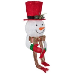 Northlight 21.5" Lighted Snowman With Red Top Hat Christmas Tree Topper -Northlight Sale Store northlight h93957 3 46211.1686837200