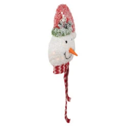 Northlight 22" Lighted Snowman Wearing A Red Frosted Hat With Pine Christmas Tree Topper -Northlight Sale Store northlight h93958 3 51093.1667636156