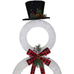 Northlight 48" LED Lighted Wreath Snowman Outdoor Christmas Decoration -Northlight Sale Store northlight h93963 2 75390.1674899260