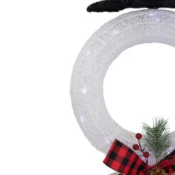 Northlight 48" LED Lighted Wreath Snowman Outdoor Christmas Decoration -Northlight Sale Store northlight h93963 4 13291.1674899261