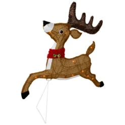Northlight Set Of 3 Lighted Reindeer And Sleigh Outdoor Christmas Decoration 25.25" -Northlight Sale Store northlight h94628 04 73533.1696695199