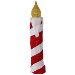 Northlight 3D LED Lighted Striped Candle Christmas Outdoor Decoration - 30" - Red And White 9 Northlight 3D LED Lighted Striped Candle Christmas Outdoor Decoration - 30" - Red And White -Northlight Sale Store northlight h95895 02 80829.1722387425