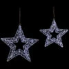 Northlight LED Lighted Stars Outdoor Christmas Decorations - 18" - Set Of 2 - Cool White Lights