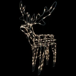 Northlight 48" Lighted White Standing Reindeer Outdoor Christmas Yard Decoration -Northlight Sale Store northlight ha91181 on20black 09043.1696436029