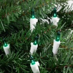 Northlight Mini Christmas Light Set - Teal - 24.5' White Wire - 50ct 6 Northlight Mini Christmas Light Set - Teal - 24.5' White Wire - 50ct -Northlight Sale Store northlight ha91241 styled202 29846.1678185725