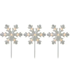 Northlight Lighted Snowflake Christmas Pathway Markers - 14.25" - 5ct -Northlight Sale Store northlight ha92210 1 74077.1632502710
