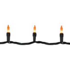 Northlight Mini Christmas Light Set - Orange - 20.25' Black Wire - 100ct -Northlight Sale Store northlight ha94005 02 94055.1695744025