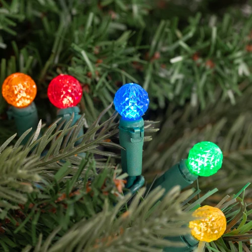 Northlight LED G12 Berry Christmas Lights - Multicolor - 16' Green Wire - 50 Ct 2 Northlight LED G12 Berry Christmas Lights - Multicolor - 16' Green Wire - 50 Ct - Image 2