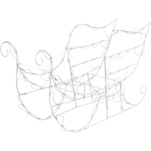 Northlight 48" Lighted Sleigh Outdoor Christmas Decoration 3 Northlight 48" Lighted Sleigh Outdoor Christmas Decoration - Image 3