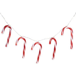 Northlight 7ct Red And White Candy Cane Christmas Lights - 4.5ft Clear Wire -Northlight Sale Store northlight hc90642 sample 1 37681.1715200860