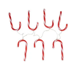 Northlight 7ct Red And White Candy Cane Christmas Lights - 4.5ft Clear Wire -Northlight Sale Store northlight hc90642 sample 2 91606.1715200860