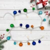 Northlight Ornament String Christmas Lights - Warm White LED - 3' Clear Wire - 10ct - Blue