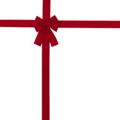 Northlight 14' Classic Red Velvet Christmas Door Bow -Northlight Sale Store northlight j99430 120long 79911.1680285010