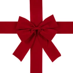 Northlight 14' Classic Red Velvet Christmas Door Bow