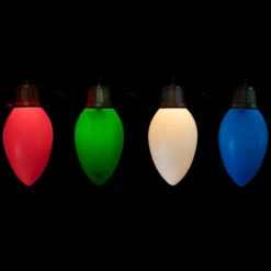 Set Of 4 Lighted Blow Mold C7 Bulbs Christmas Decorations, 20" -Northlight Sale Store northlight jq95665 on20black 23215.1701278546