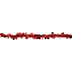 Northlight Tinsel And Polka Dot Commercial Christmas Garland - 50' X 2.5" - Red - Unlit -Northlight Sale Store northlight k00355 2 10201.1667338057