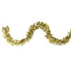 Northlight 12' X 4" Gold And Silver Boa Wide Cut Tinsel Christmas Garland - Unlit