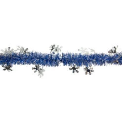 Northlight Commercial Christmas Tinsel Snowflake Garland - 50' X 2" - Royal Blue And Silver - Unlit -Northlight Sale Store northlight k94049 2 66285.1664465768