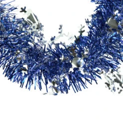 Northlight Commercial Christmas Tinsel Snowflake Garland - 50' X 2" - Royal Blue And Silver - Unlit -Northlight Sale Store northlight k94049 4 31641.1665783354