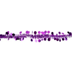 Northlight Tinsel And Polka Dot Commercial Christmas Garland - 50' X 1.5" - Purple - Unlit -Northlight Sale Store northlight k94051 2 90890.1672824058