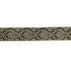 Northlight Black And Gold Damask Christmas Wired Craft Ribbon 2.5" X 16 Yards