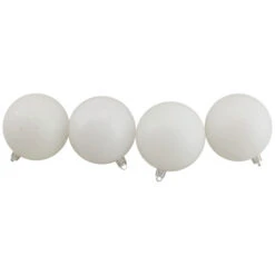 Northlight 32ct Winter White 4-Finish Shatterproof Christmas Ball Ornaments 3.25" (80mm) -Northlight Sale Store northlight lj35486 2 58116.1633692964