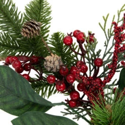 Northlight Red And Green Foliage, Pinecones And Berries Artificial Christmas, 17-Inch, Unlit -Northlight Sale Store northlight ll94320 3 42698.1680285397