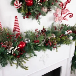 Pre-Decorated Ornaments And Pinecones Artificial Christmas Garland - 7' X 14" - Unlit 9 Pre-Decorated Ornaments And Pinecones Artificial Christmas Garland - 7' X 14" - Unlit -Northlight Sale Store northlight ll94323 styled 73964.1680285401