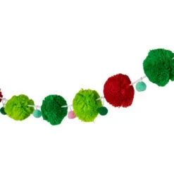 Northlight Pom Pom Christmas Garland - 4' X 2" - Green And Red - Unlit 11 Northlight Pom Pom Christmas Garland - 4' X 2" - Green And Red - Unlit -Northlight Sale Store northlight nj95158 04 37115.1694620033