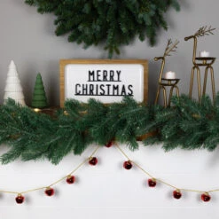 Northlight Shiny Christmas Jingle Bells Metal Garland - 7.5' - Red -Northlight Sale Store northlight nj96032 styled 01 24587.1723251957