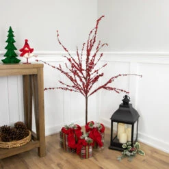 Northlight 50" Artificial Red Berry Christmas Twig Tree With Square Stand, Unlit 8 Northlight 50" Artificial Red Berry Christmas Twig Tree With Square Stand, Unlit -Northlight Sale Store northlight nl00343 styled 28804.1686144238