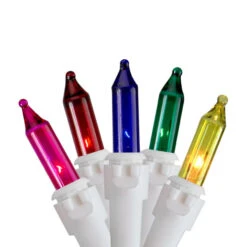 Northlight Set Of 150 Multi-Color Mini Icicle Christmas Lights 3" Spacing - White Wire 5 Northlight Set Of 150 Multi-Color Mini Icicle Christmas Lights 3" Spacing - White Wire -Northlight Sale Store northlight nl02373 1new 16651.1670490074