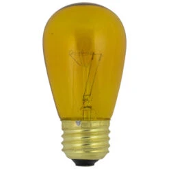 Northlight Pack Of 25 Incandescent S14 Yellow Christmas Replacement Bulbs -Northlight Sale Store northlight nl0388020yellow 2 83511.1713990349