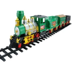 Northlight 20-Piece Lighted And Animated Classic Christmas Train Set With Sound