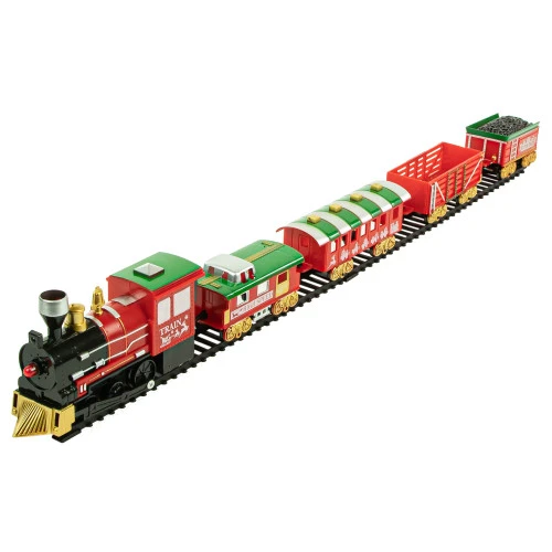 Northlight 21-Piece Animated And Musical Classic Christmas Train Set 2 Northlight 21-Piece Animated And Musical Classic Christmas Train Set - Image 2