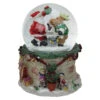Northlight LED Lighted Santa And Reindeer Musical Christmas Snow Globe - 5.75"