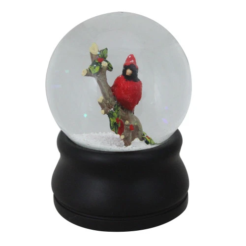 Northlight Cardinal On Branch Musical Christmas Snow Globe - 5.75" - Red 1 Northlight Cardinal On Branch Musical Christmas Snow Globe - 5.75" - Red