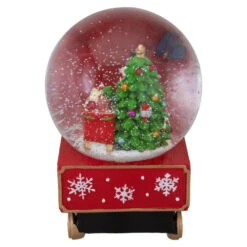 8.5" Green And Red Christmas Train Snow Globe -Northlight Sale Store northlight pm90234 3 55439.1665610426
