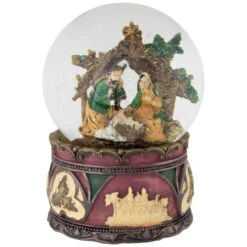Northlight Holy Family Nativity Scene Christmas Snow Globe - 5.75"
