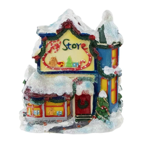 Northlight Children's Toy Store Christmas Village Building Decoration - 4" 1 Northlight Children's Toy Store Christmas Village Building Decoration - 4"