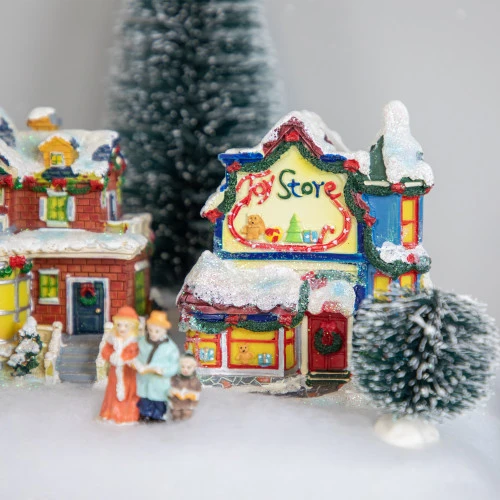 Northlight Children's Toy Store Christmas Village Building Decoration - 4" 2 Northlight Children's Toy Store Christmas Village Building Decoration - 4" - Image 2