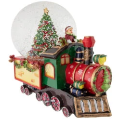 Northlight Elf Train Musical Christmas Snow Globe - 8" -Northlight Sale Store northlight pm94072 3 08859.1673557301