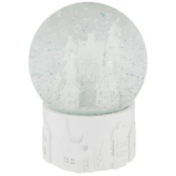 Northlight Musical Church Village Christmas Snow Globe - 5.5" - White