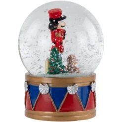 6" Nutcracker With Teddy Bear Musical Christmas Snow Globe -Northlight Sale Store northlight pm94080 4 60175.1678272172