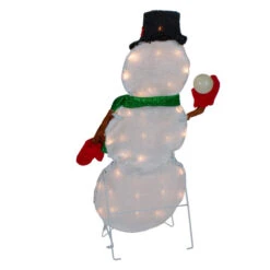 Northlight Snowman With Snowball Christmas Outdoor Decoration - 24" - White Lights -Northlight Sale Store northlight qh91176 2 05579.1604024092