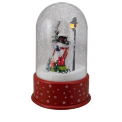 Northlight Lighted Snowman With Street Light Snowing Christmas Globe - 11.75" -Northlight Sale Store northlight r27471 1 67503.1701796972