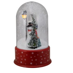 Northlight Lighted Snowman With Street Light Snowing Christmas Globe - 11.75" -Northlight Sale Store northlight r27471 2 88032.1701796972