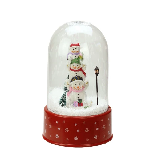 Northlight Lighted Musical Snowmen Glittering Christmas Snow Dome - 11.75" 1 Northlight Lighted Musical Snowmen Glittering Christmas Snow Dome - 11.75"
